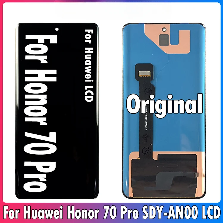 6.78" Original For Huawei Honor 70 Pro LCD Display SDY-AN00 Touch Screen Replacement Parts For Honor 70Pro LCD Display