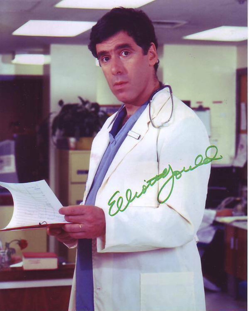 Elliott gould signed autographed er dr. henry sheinfeld Photo Poster painting