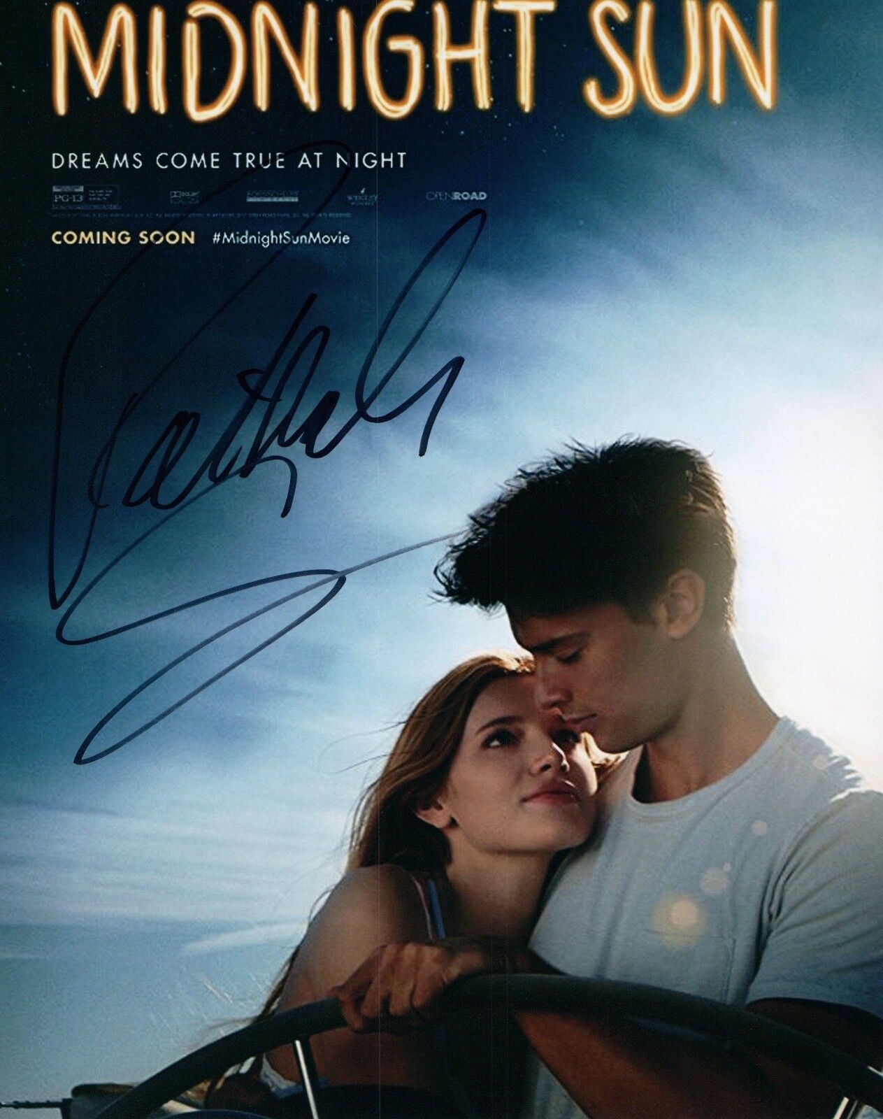 Patrick Schwarzenegger Signed Autographed 8x10 Photo Poster painting MIDNIGHT SUN COA