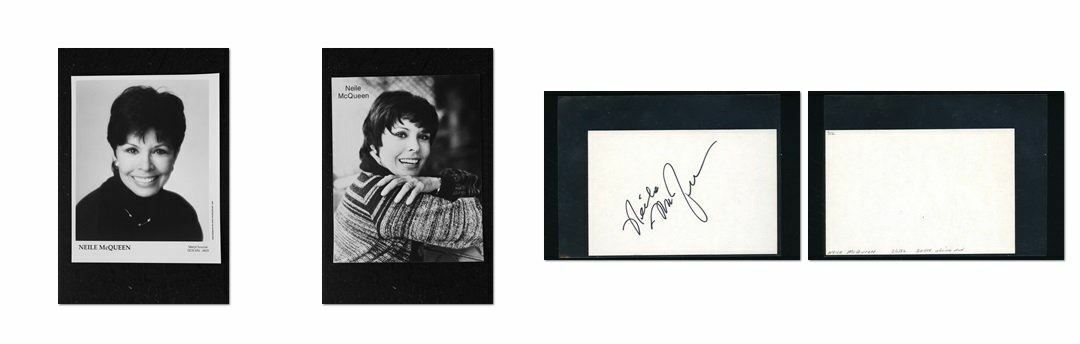 Neile Adams - Signed Autograph and Headshot Photo Poster painting set - Steve McQueen: The E! Tr