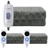 Plush Electric Blanket Winter Warm Throw Single Velvet Smart Office Grey Blanket