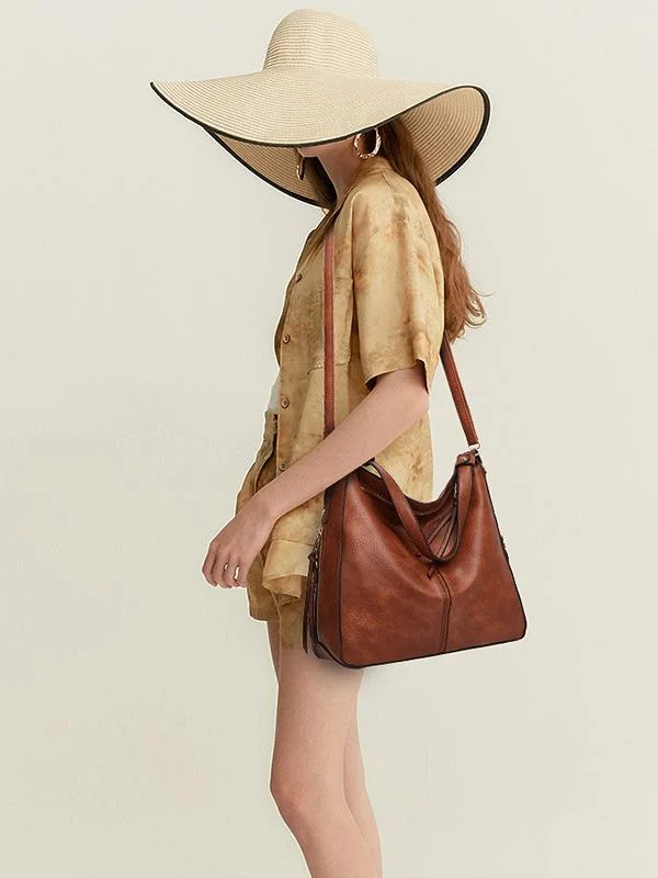 Women's Fashion And Retro Large-Capacity Shoulder Bag