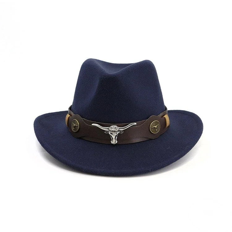 Woolen western ethnic cowboy hat