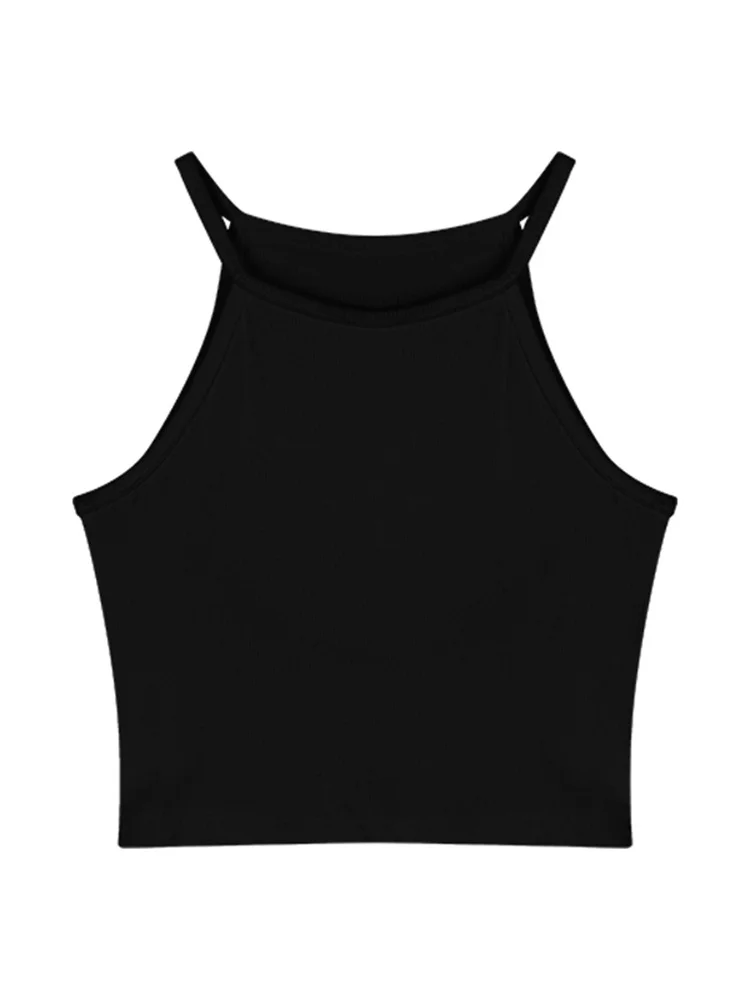 Uveng Uveng Desire Wind Hot Girl Hang Neck Condole Belt Small Vest Female 2023 Summer Slim Sexy Wear Outside With A Bottom Shirt Jacket