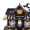 2D flacher Halloween-Druck DIY Diamond Painting Desktop Ornament Kit für Wohnkultur