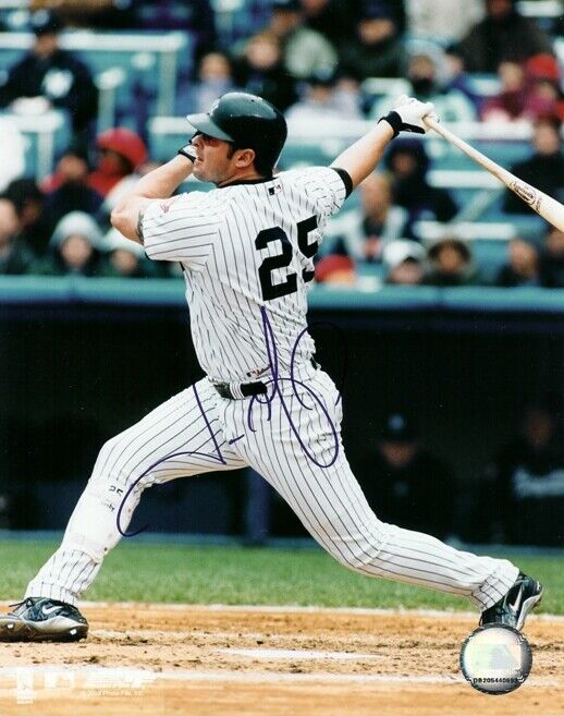 Jason Giambi Signed - Autographed New York Yankees 8x10 inch Photo Poster painting + RDM COA