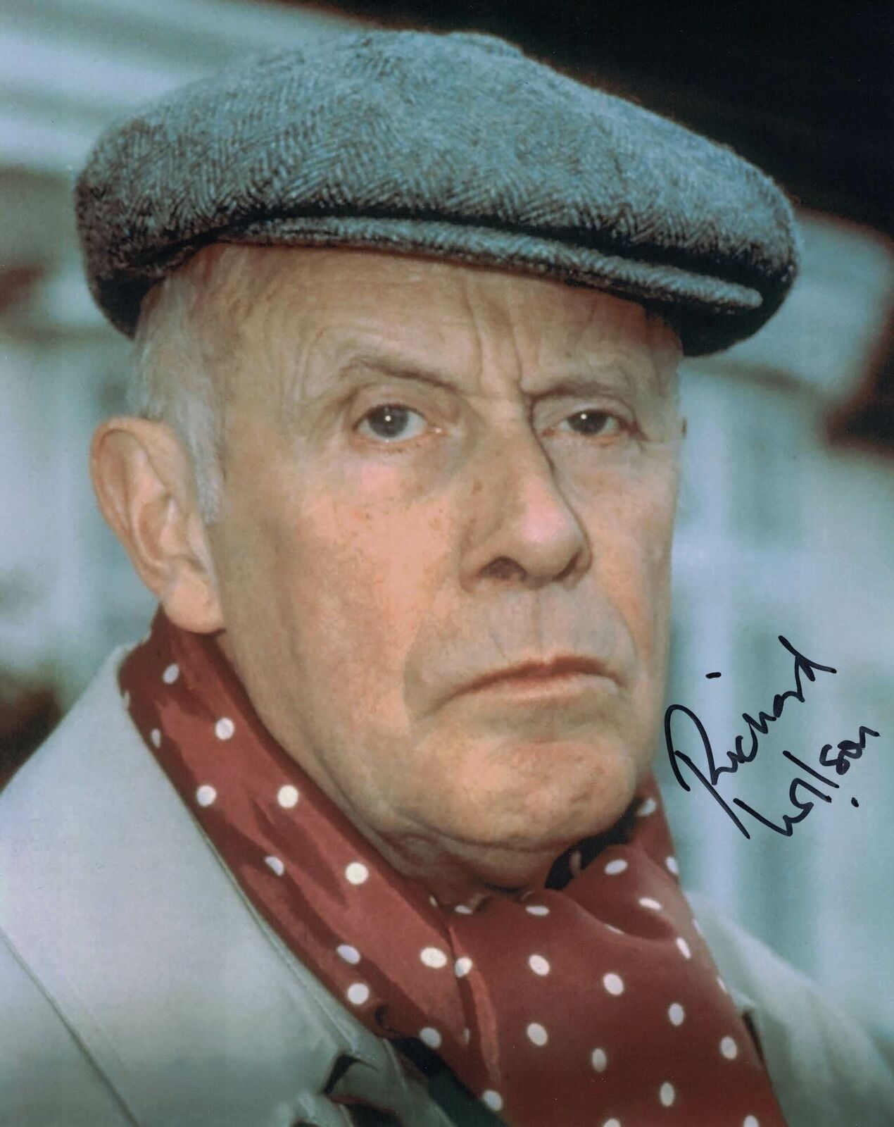 RICHARD WILSON - Victor Meldrew - One Foot In The Grave hand signed 10 x 8 Photo Poster painting