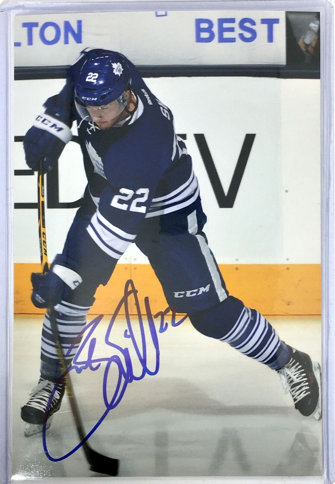 Zach Sill Signed 4x6 Photo Poster painting Toronto Maple Leafs Washington Capitals Autograph