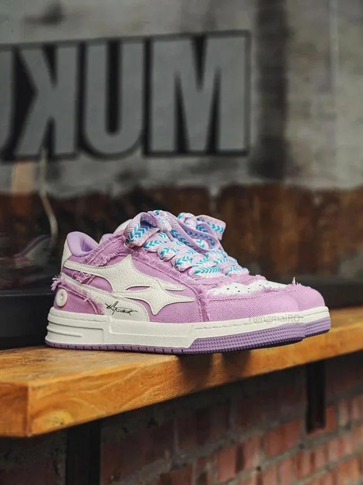 Brownm Patch Sneakers