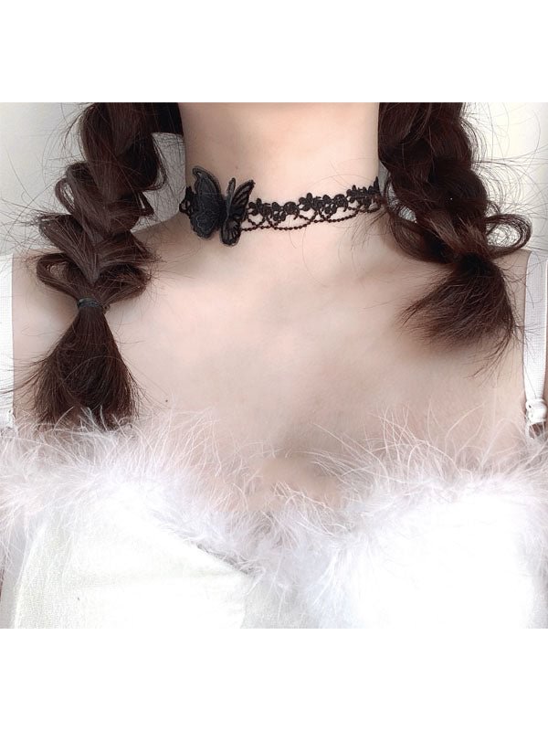 Lace Butterfly Chokers