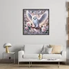 Owl On Flower Branch - 11CT Counted Cross Stitch - 40*40cm