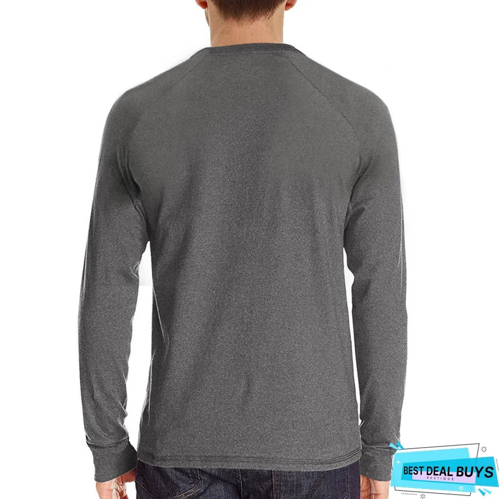 Men's Wear Long Sleeve T-Shirt Round Neck Bottoming Shirt