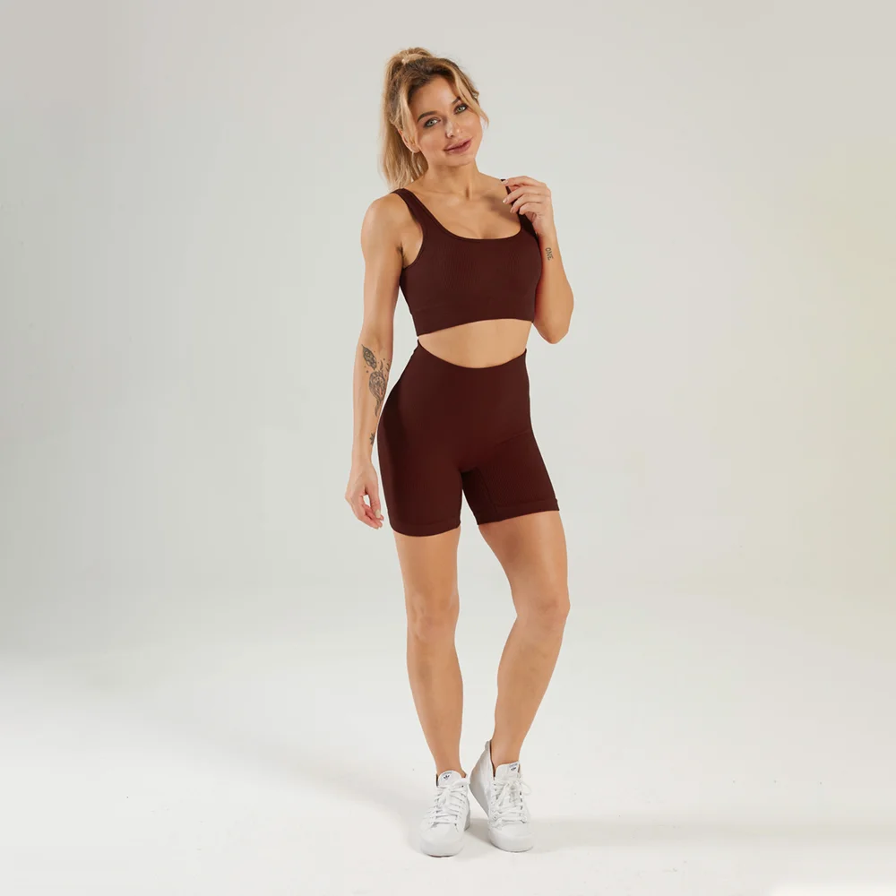 Hergymclothing workout leggings and bra set