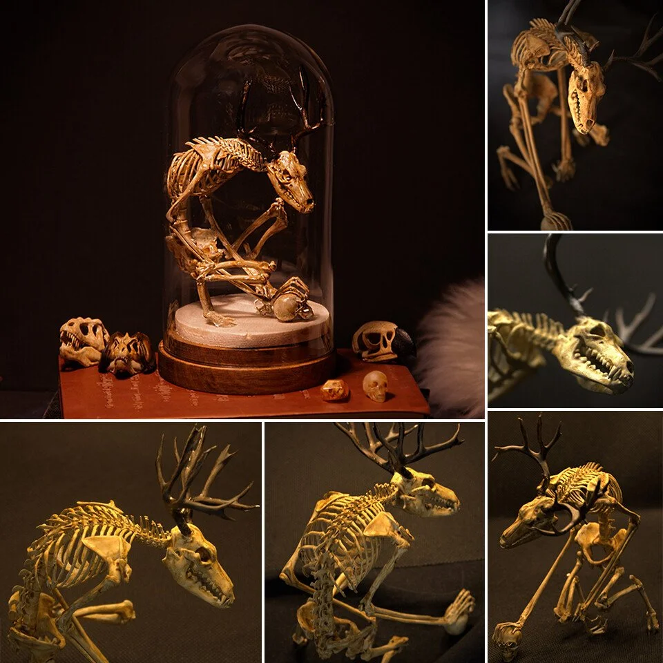 🎄Hot Sale Goat Man Skeleton - Skeleton specimen decoration · curiosity cabinet