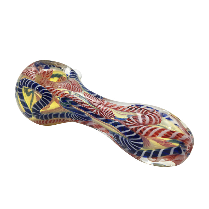 Wholesale Glass Spoon Hand Pipe for Smoking Tobacco 
