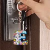 (US Only)PET Double Sided Special Shaped Easter Alphabet DIY Diamond Painting Keychain