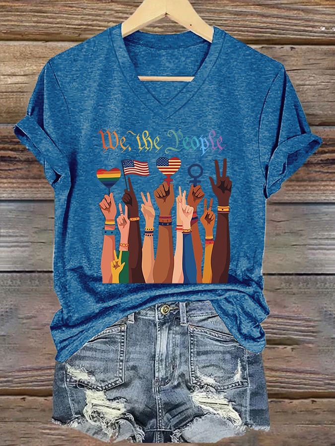 Women's We the People Print T-shirt
