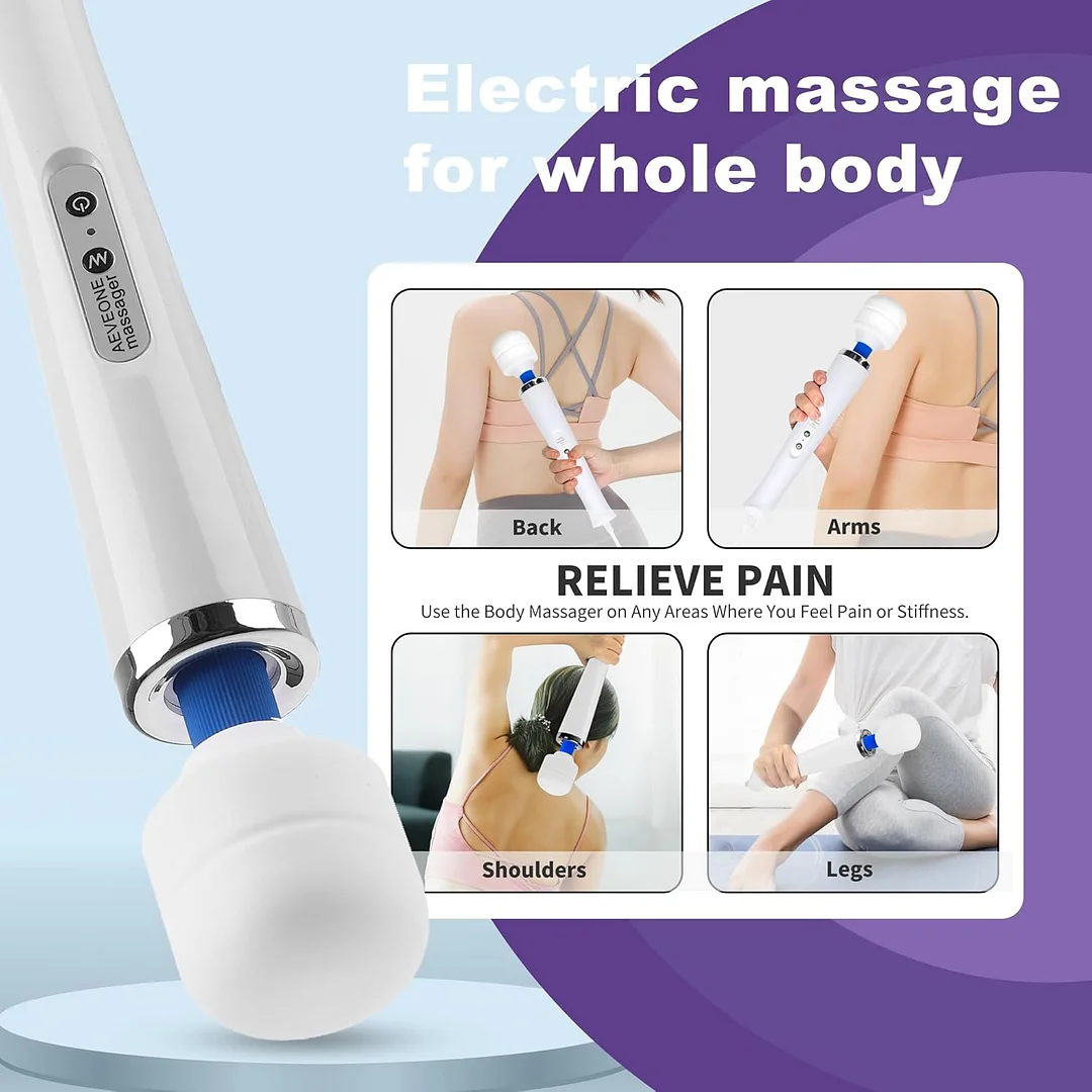 Hitomi Wand Massager Intense Wired Vibes