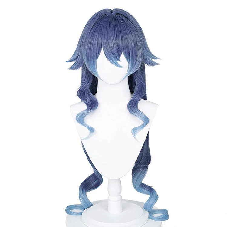 Genshin Impact Layla Cosplay Wig Heat Resistant Synthetic Hair Carnival Halloween Party Props