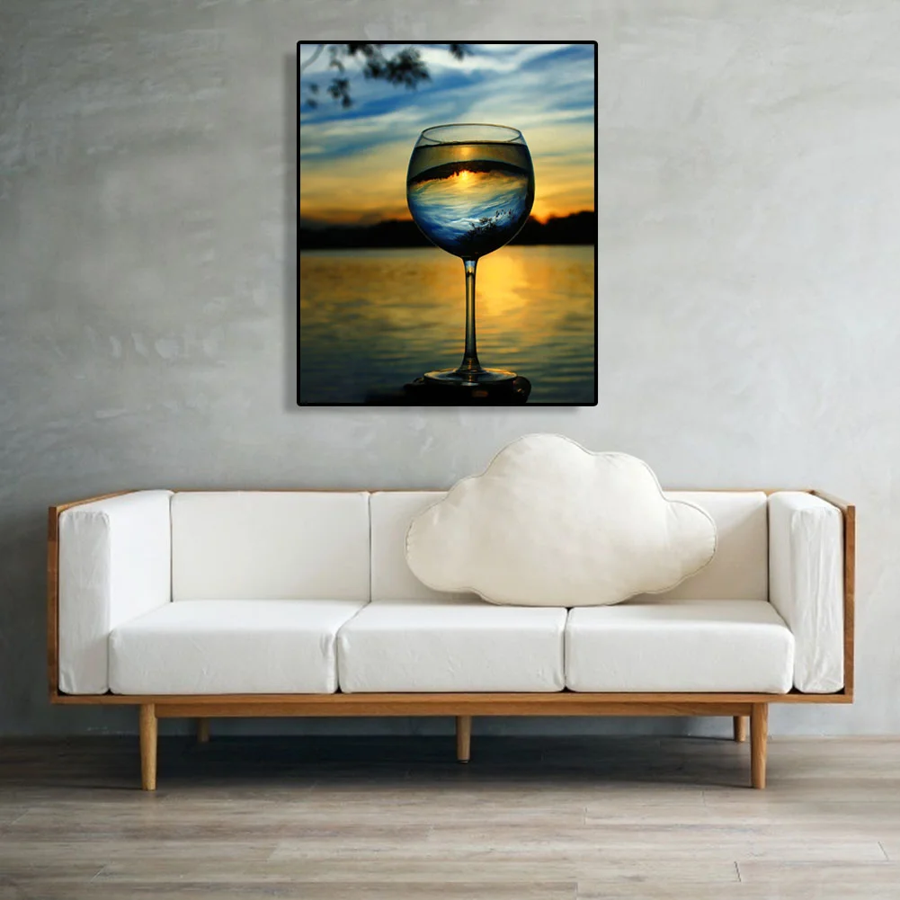 Glass Scenery - Paint By Number(40*50cm)