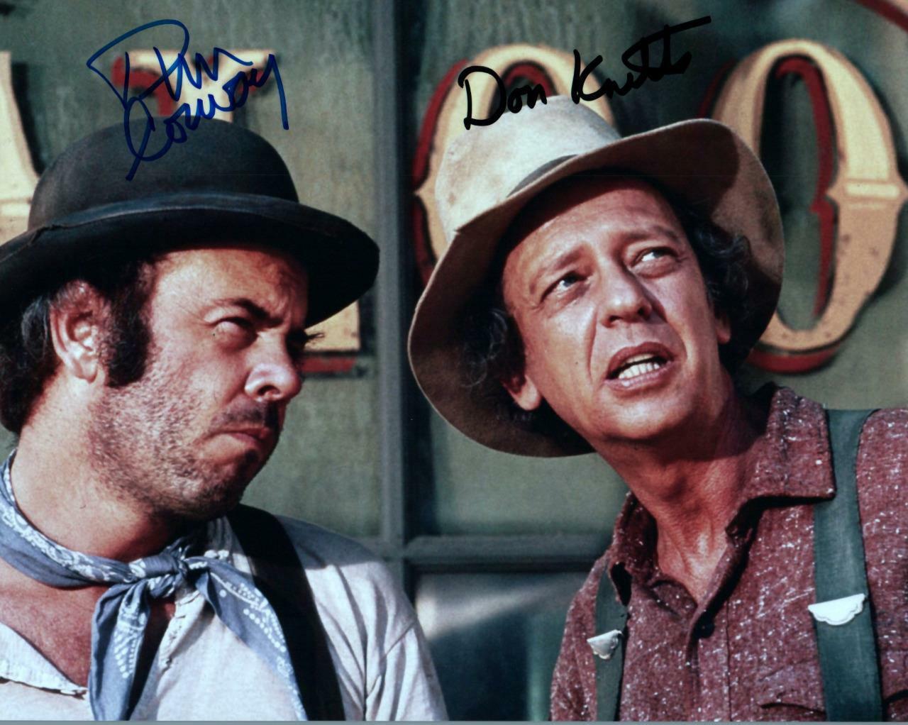 Tim Conway Don Knotts signed 8x10 Picture autographed Photo Poster painting with COA