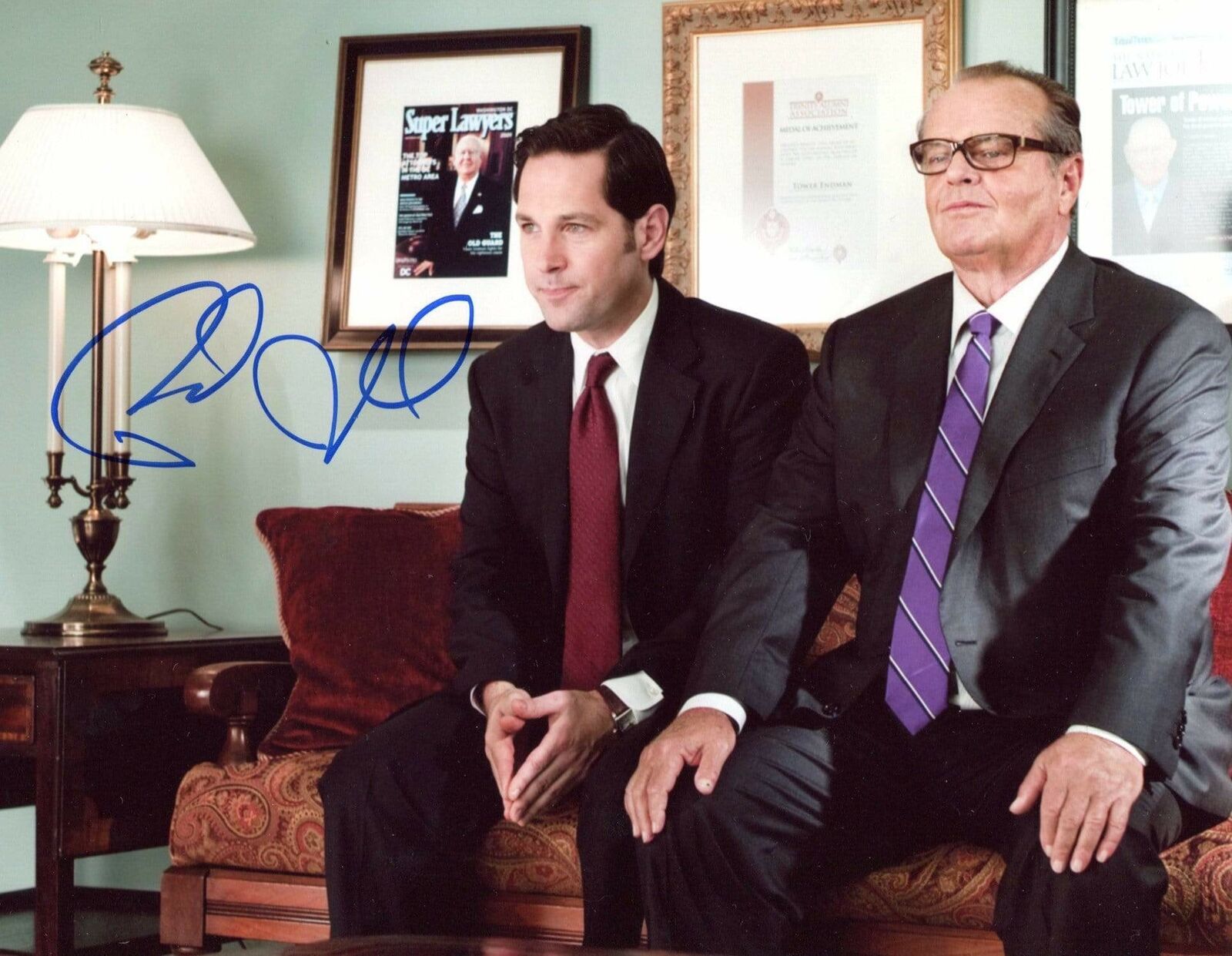 Paul Rudd ACTOR & COMEDIAN autograph, signed Photo Poster painting