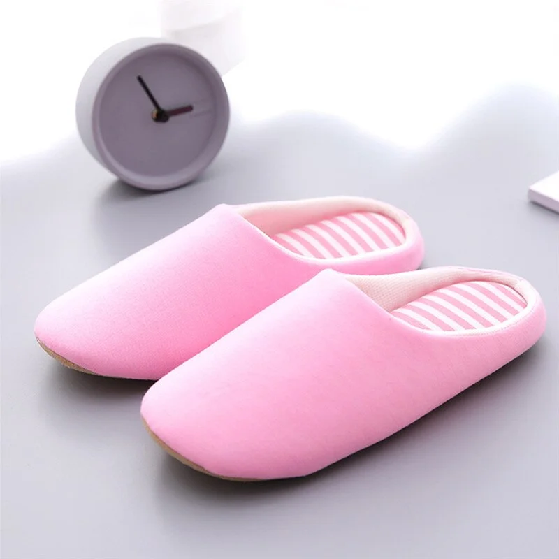 Mongw Slippers For Women Shoes Indoor House Plush Soft Cute Cotton Shoes Non-slip Floor Home Slippers Women Slides For Bedroom Shoes