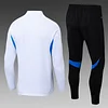 2025/2026 Manchester United Half-Pull Training Suit White Football Shirt 1:1 Thai Quality Set