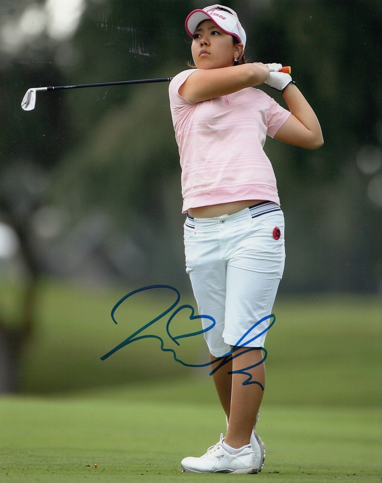 MIKA MIYAZATO signed *LPGA* WOMENS GOLF 8X10 Photo Poster painting W/COA JAPAN