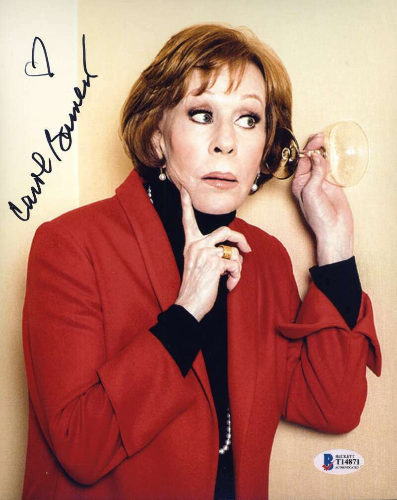 Carol Burnett BAS Beckett Coa Signed 8x10 Photo Poster painting Autograph