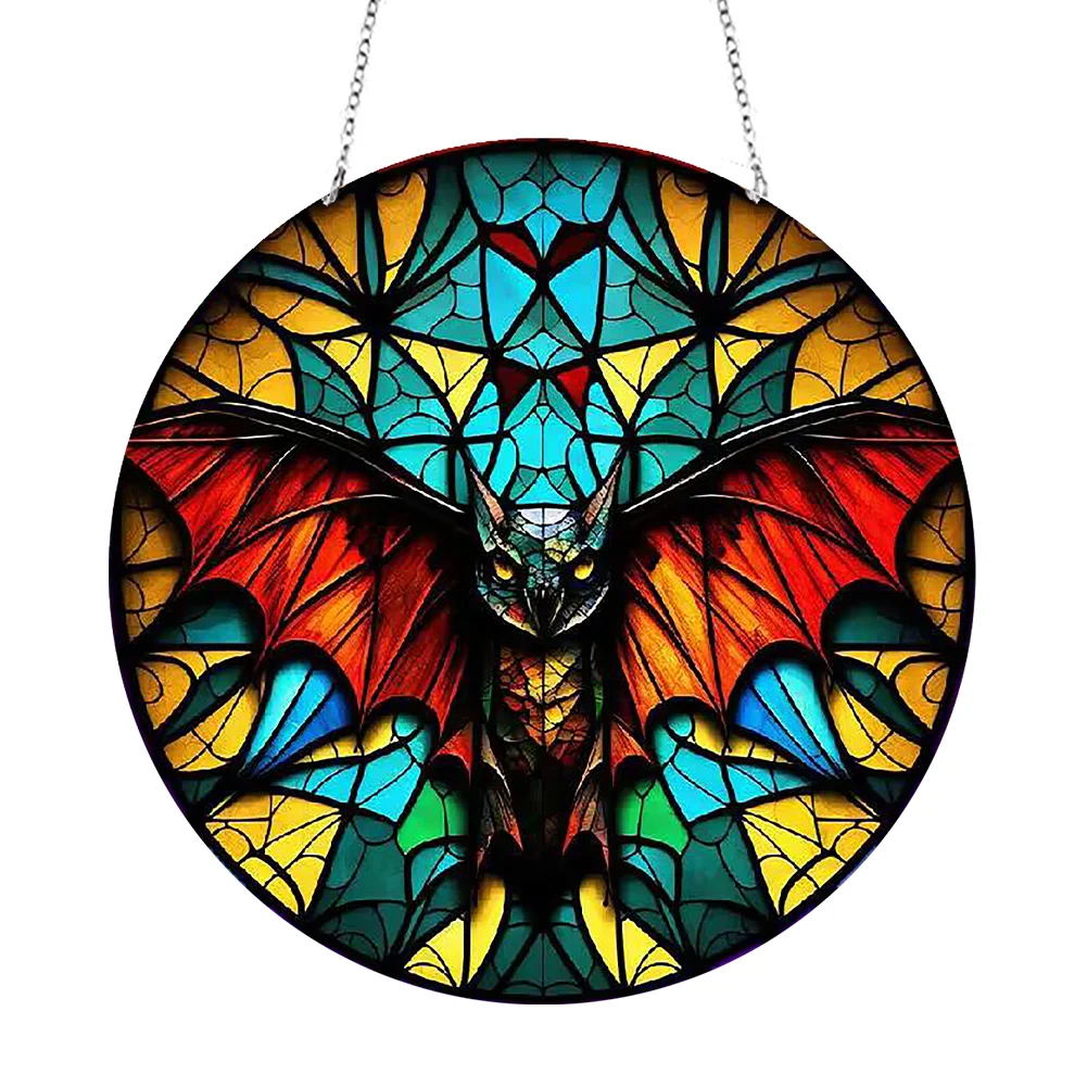 DIY Bat Diamond Dots Art Cool Home Garden Decoration