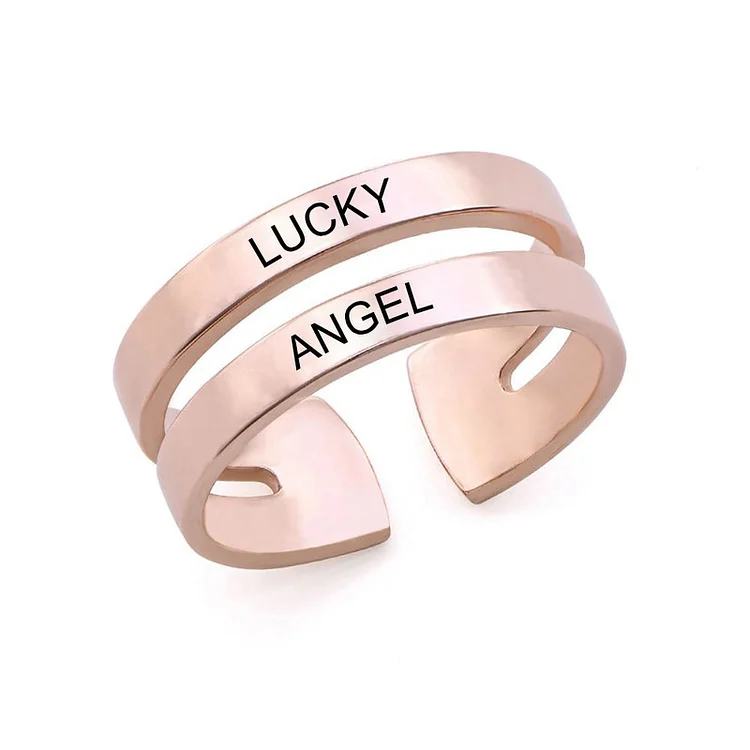 Double Ringcustomized, personalized, gift