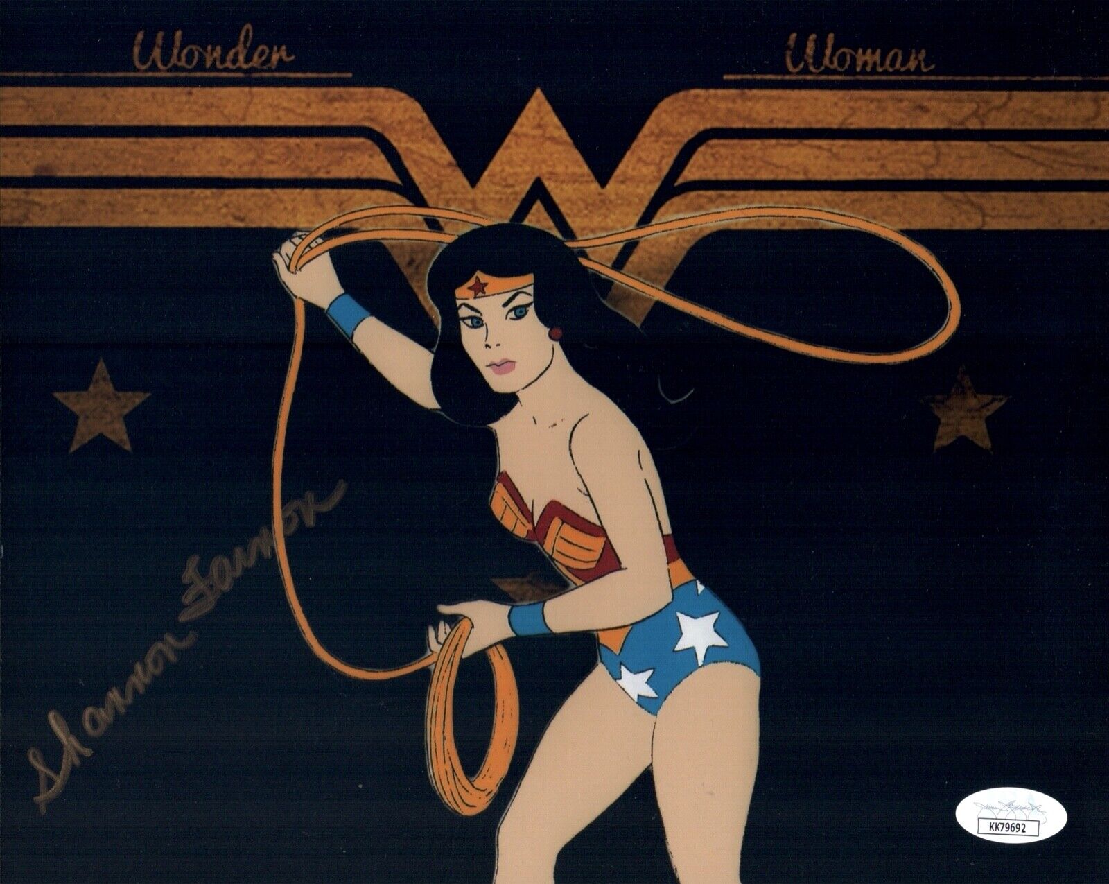 SHANNON FARNON Signed WONDERWOMAN Superfriends 8x10 Photo Poster painting Autograph JSA COA Cert