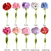 (Finished Product)Crochet Carnation Artificial Carnation Exquisite Aesthetic for Gift Home Office Decor