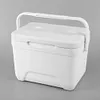6L Insulated Portable Cooler with Handle Ice Bucket for Outdoor Picnic (White)