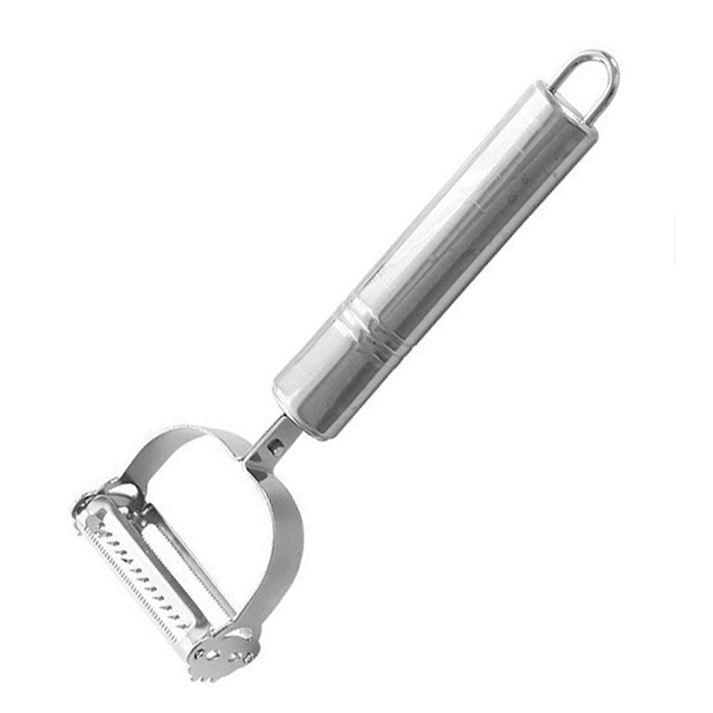 

2 in 1 Stainless Steel Potato Grater Julienne Vegetable Peeler Kitchen Tool, 501 Original