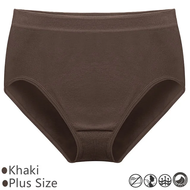 High Waist Panties for Women M-3XL Control Panties Body Shaper Seamless Plus Size Briefs Sexy Underwear Underpants Butt Lifter