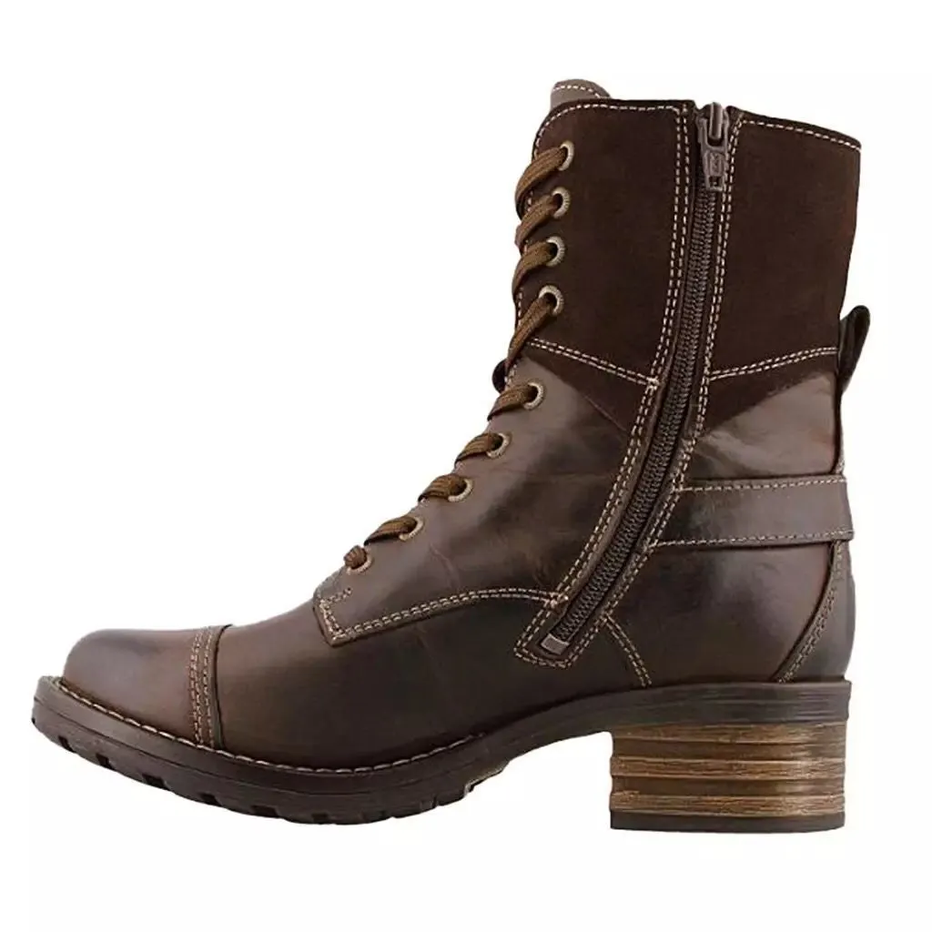 Yyvonne Women's Boots 202 Autumn And Winter Side With The Middle And Wearing Low-Heeling Boots 41-43 British Wind Martin Boots