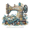 DIY Sewing Machine Diamond Painting Single-sided Desktop Ornaments