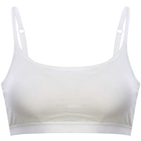 S-XL Crop Top Women Lingerie Cotton Tops Fashion Female Tank Top with Fixed Padded 4 Solid Color Tee Camisole Underwear Vest
