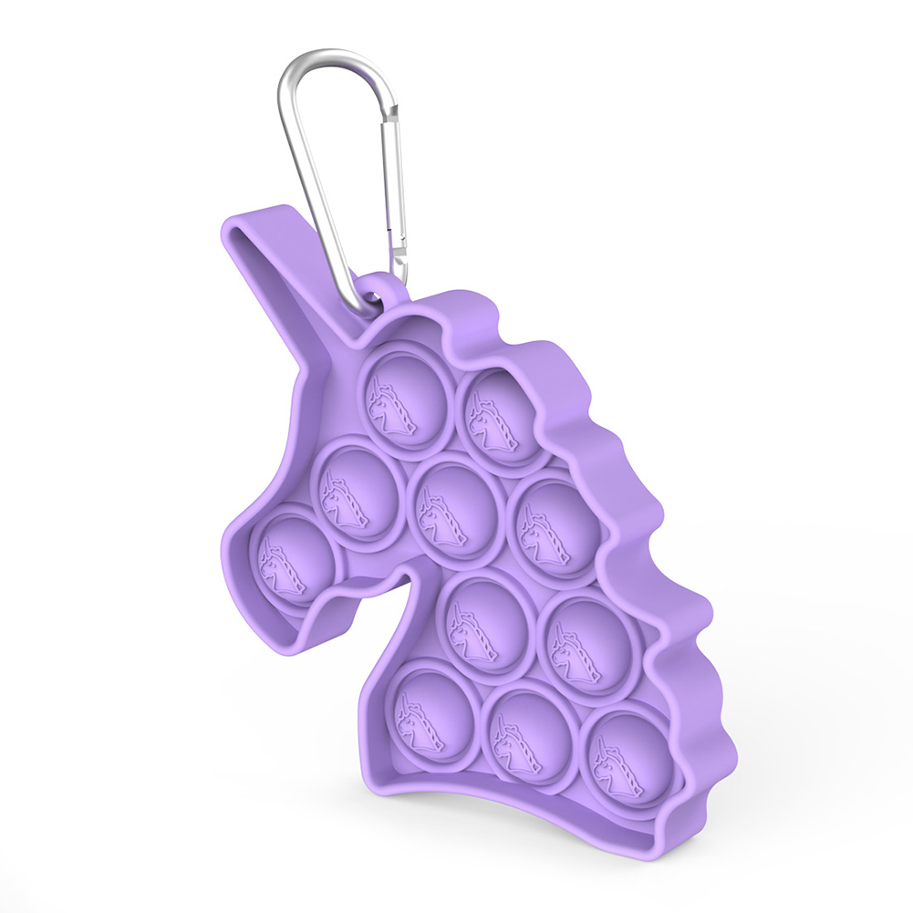 

Horn Horse Purple - Keychain Pendant, 501 Original