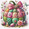 Pumpkin-Partial 11CT Stamped Cross Stitch Bead Embroidery 36*36cm/14.17*14.17in tapestrymarket