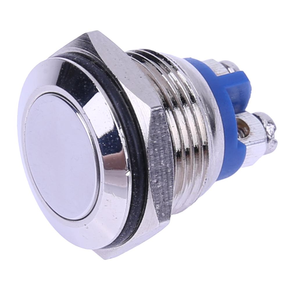 

16mm Starter Switch Boat Horn Momentary Stainless Steel Push Button Switch, 501 Original