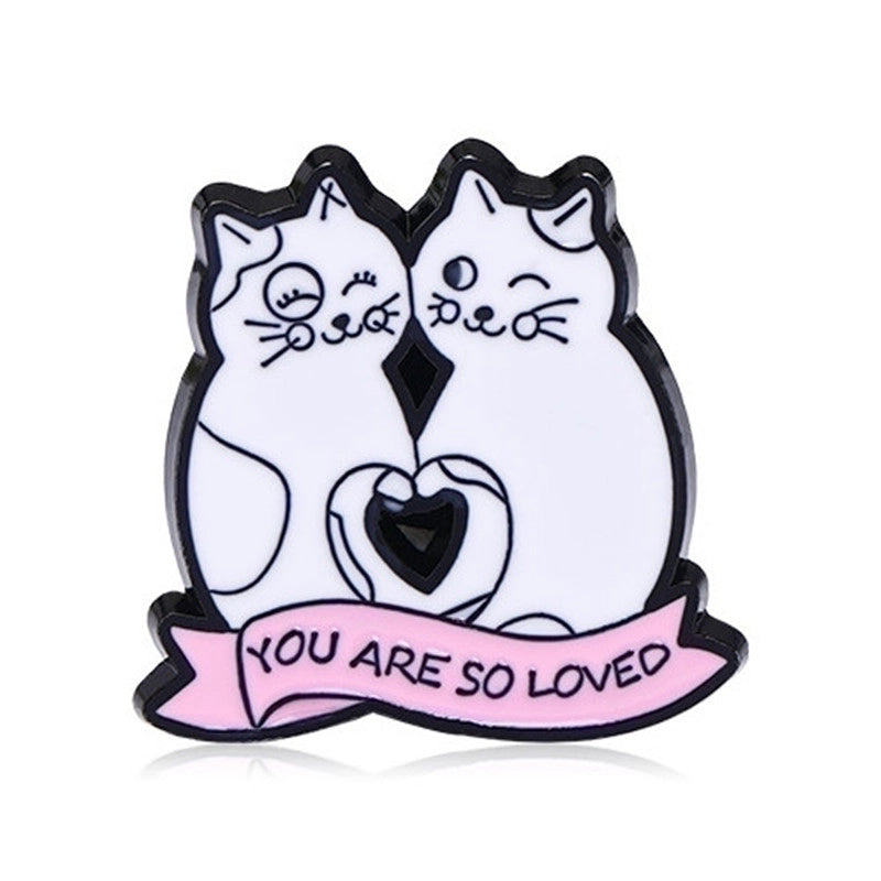 Cartoon Style Cute Cowboy Style Animal Alloy Stoving Varnish Plating Kid’s Unisex Brooches Collar Pin