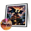 Castle And Dragon-Full Round Diamond Painting 40*40CM