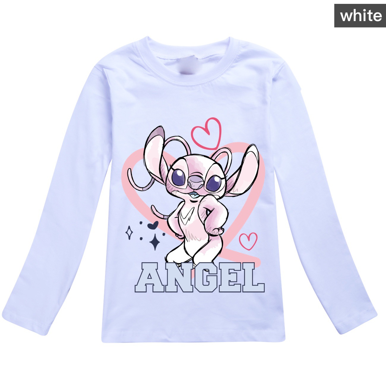 Stitch-Inspired Long Sleeve T-Shirt for Kids - Autumn CollectionUnisex DesignCute and Comfy -Mayoulove