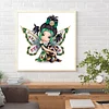 >SALE<5D DIY Diamond Painted Square Diamond Girl with Wings (E507)
