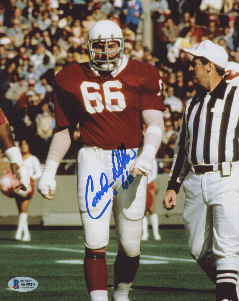 Conrad Dobler Signed Cardinals 8x10 Photo Poster painting (Beckett COA) NFL