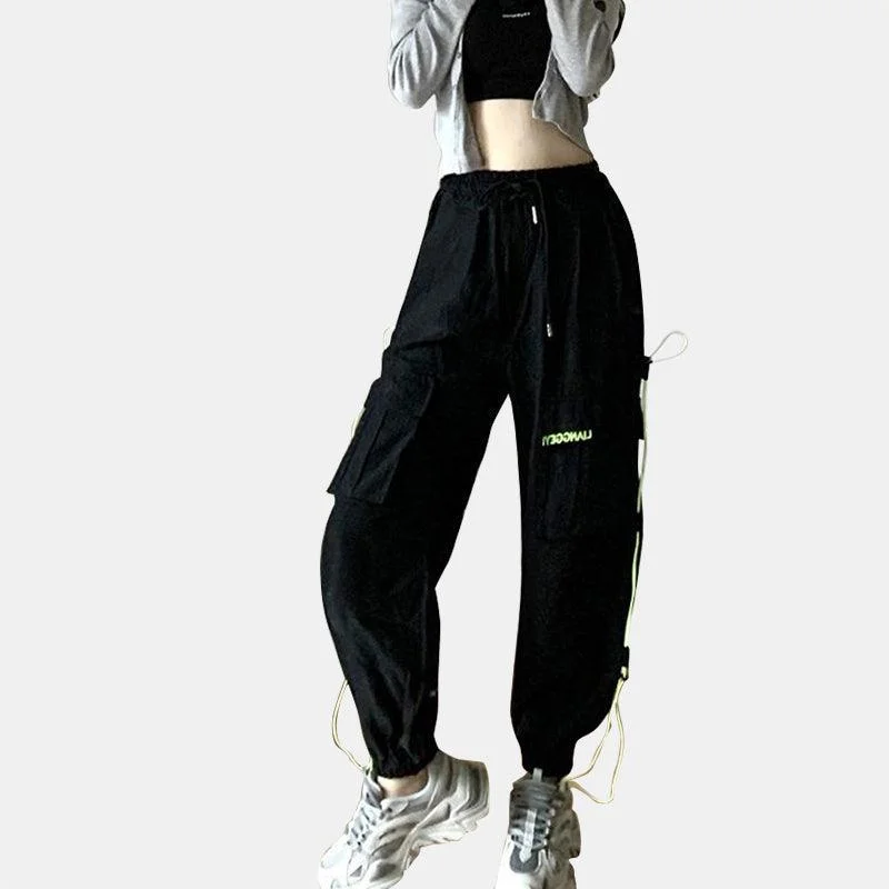 High Waist Sport Street Cargo Pants