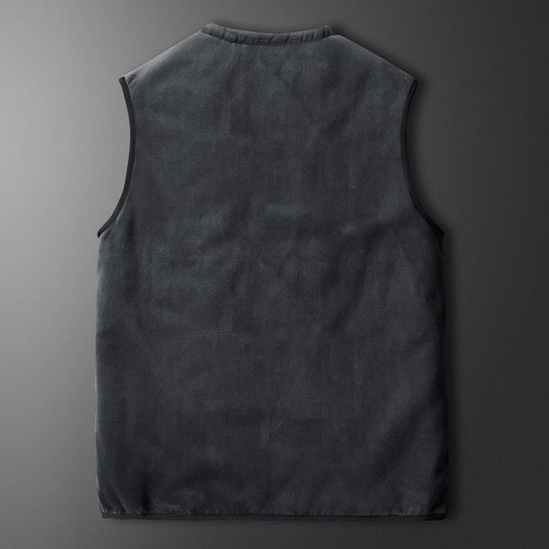 Men's Winter Coat Sherpa Lined Jacket Vest Jacket